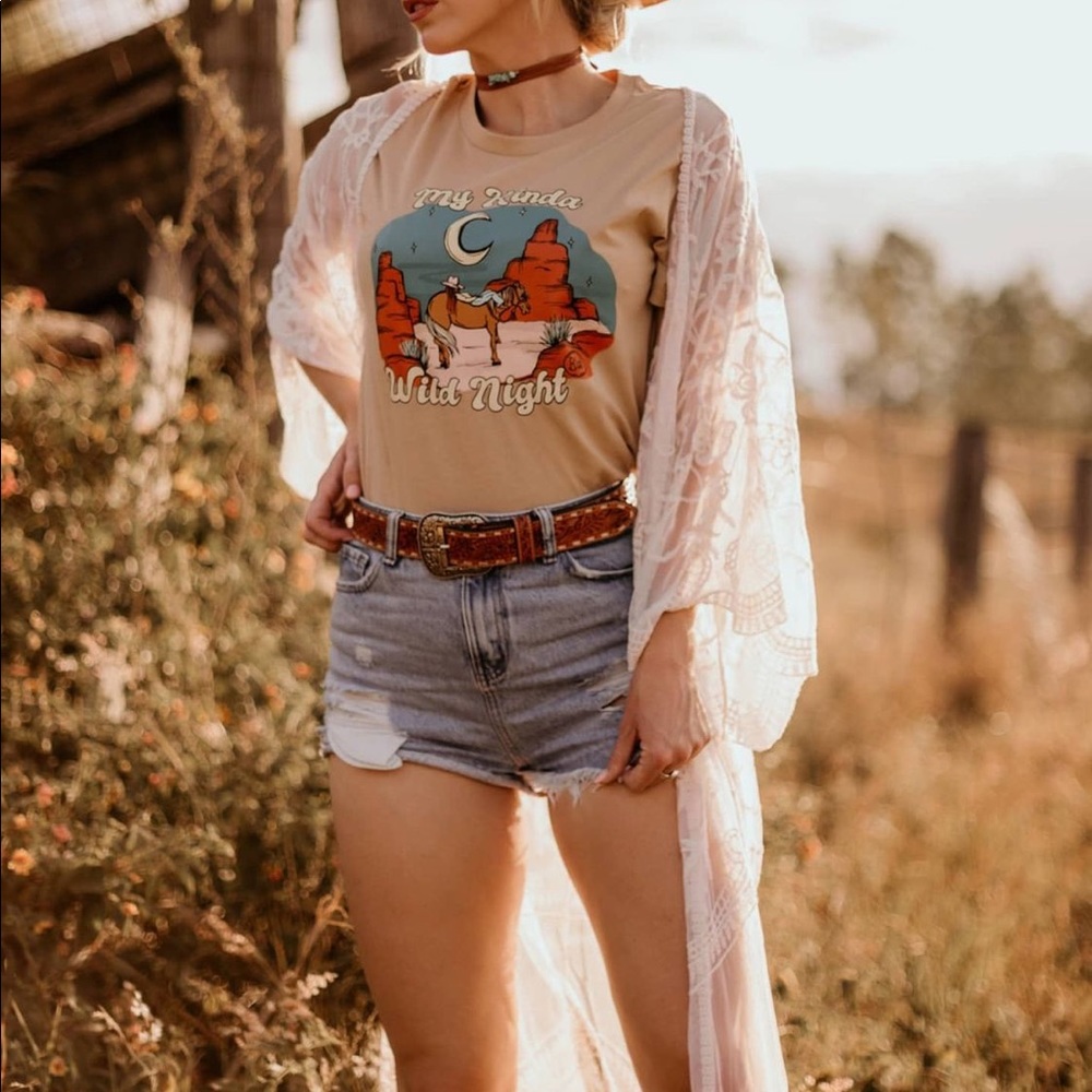 Vintage Lace Boho Duster Kimono